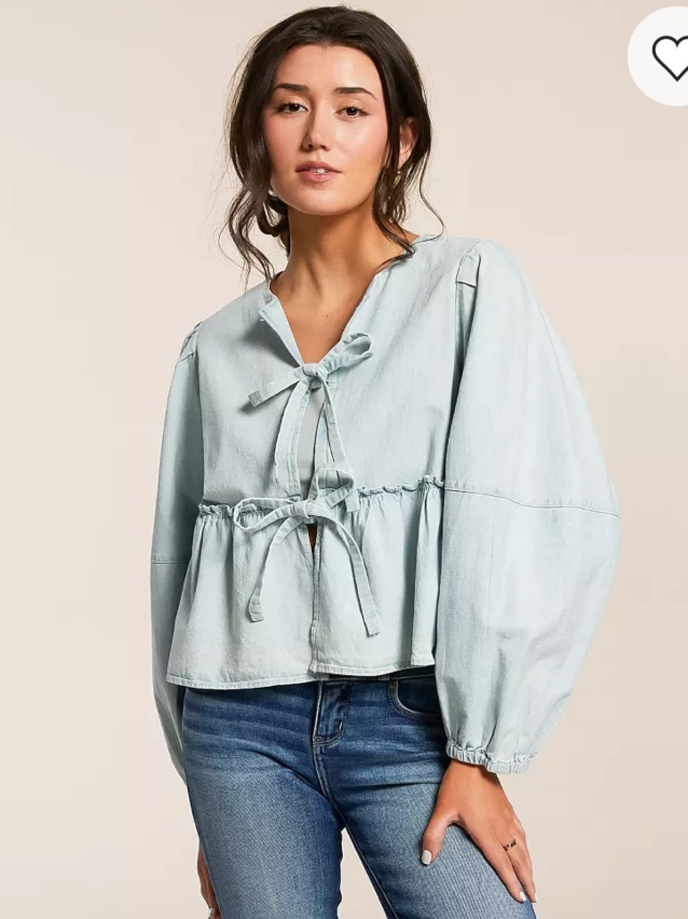 Velvet Heart Abbie Denim Top
